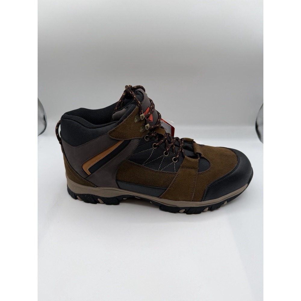 Deer Stags Anchor2 Hiking Boots, Men's 13 W, Brown/ Black Multi,Water Resistant